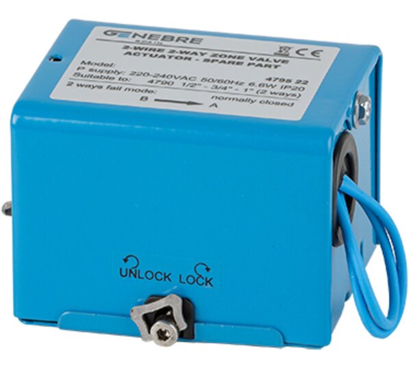 Recambio actuador para válvulas de zona-motorizadas