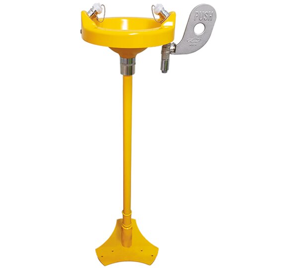 Lava-ojos con apertura manual