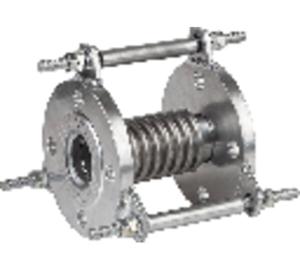 Junta de expansión metálica con camisa interior