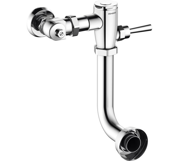 Fluxómetro para inodoro salida curva