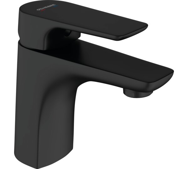 Monomando de lavabo Negro Koral Black