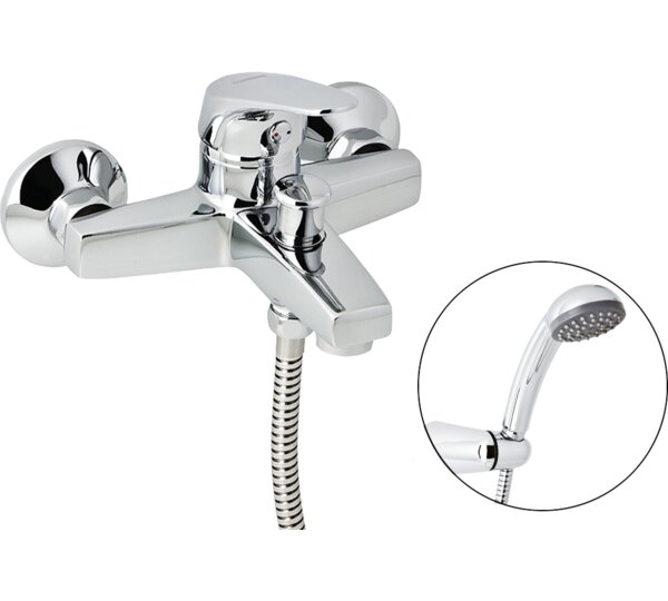 Monomando de baño con kit Cromado Ge2
