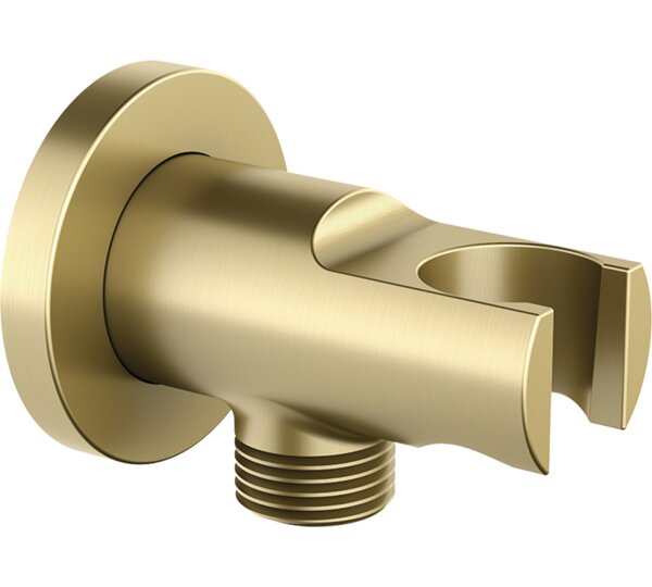 Soporte de ducha cilindrico con toma 1/2"