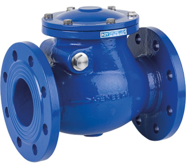 Válvula retención a clapeta oscilante – bridas DIN PN 16