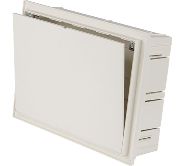 Caja de plastico para colectores componibles de latón