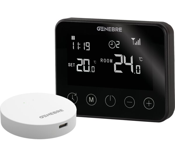 Termostato Touch + Receptor Wifi "GE-SMART"