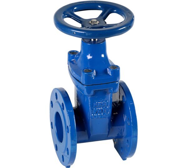 Válvula de compuerta con cierre de EPDM y cuerpo de fundición nodular PN 16