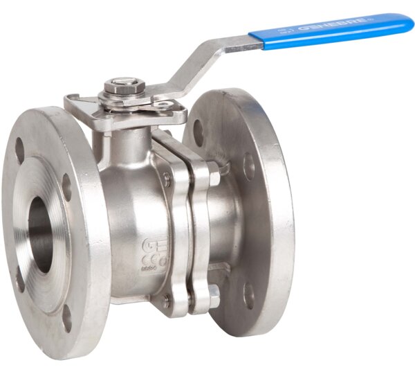 Válvula esfera paso total 2 piezas, bridas DIN; Certificación “FIRE SAFE”