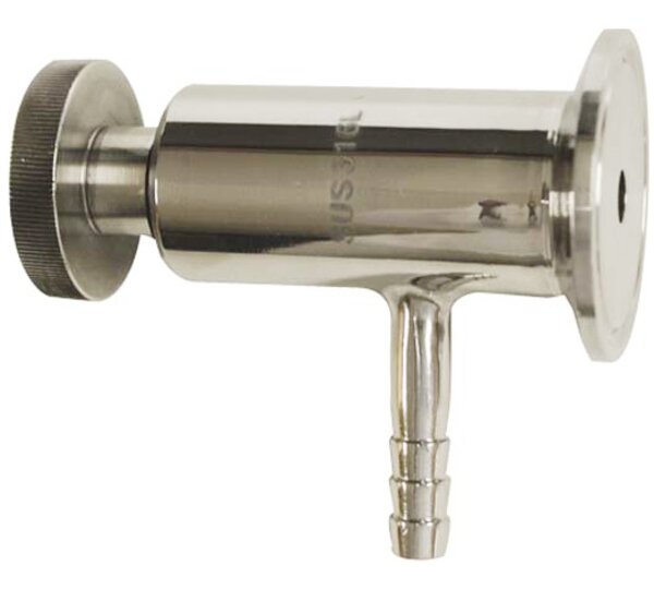 Válvula toma muestra extremo clamp