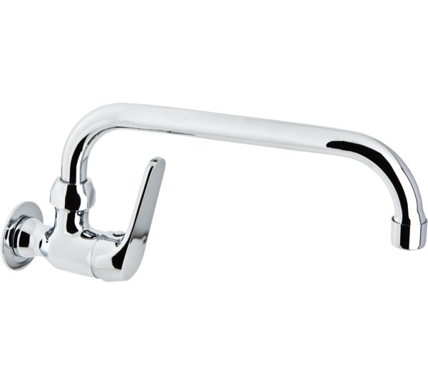 Grifo mural con tubo 24 cm 1 agua cartucho 25