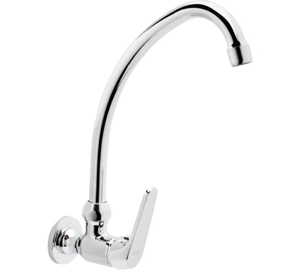 Grifo mural con tubo alto 1 agua cartucho 25