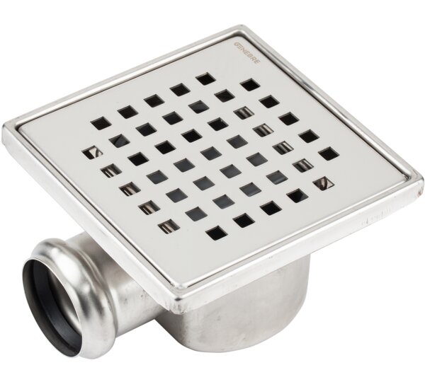 Sumidero sifónico inoxidable 15x15