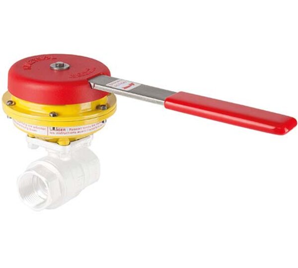 Mando manual con retorno por muelle