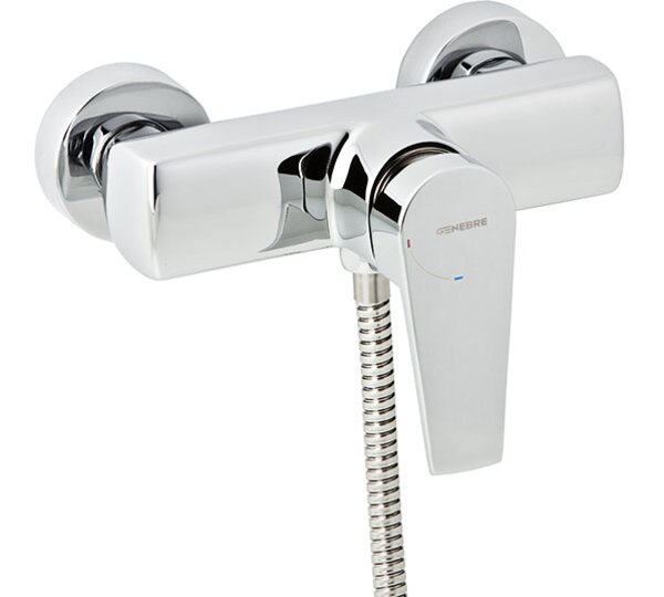 Monomando de ducha con kit Cromado Kelogic