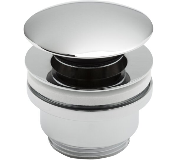 Válvula universal click Luxe con y sin rebosadero