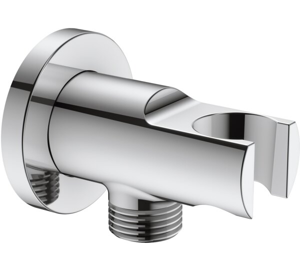 Soporte de ducha cilindrico con toma 1/2"