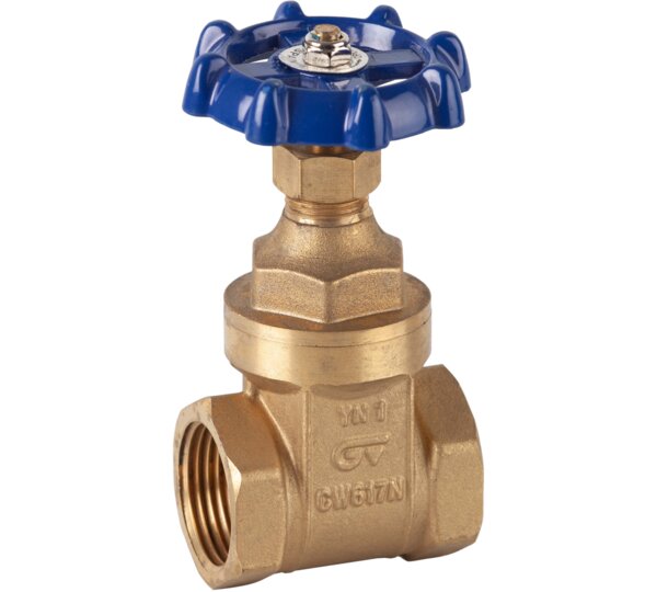 Válvula de compuerta latón rosca NPT