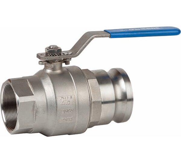 Válvula Esfera 2 piezas H-M Camlock