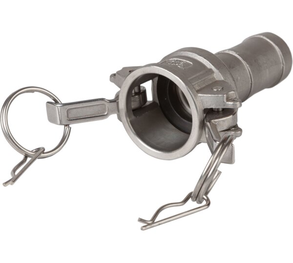 Racor Tipo C: Camlock Hembra – Espiga manguera