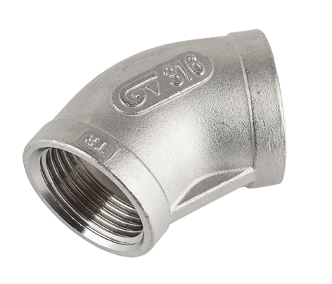 Codo 45º H-H Rosca NPT