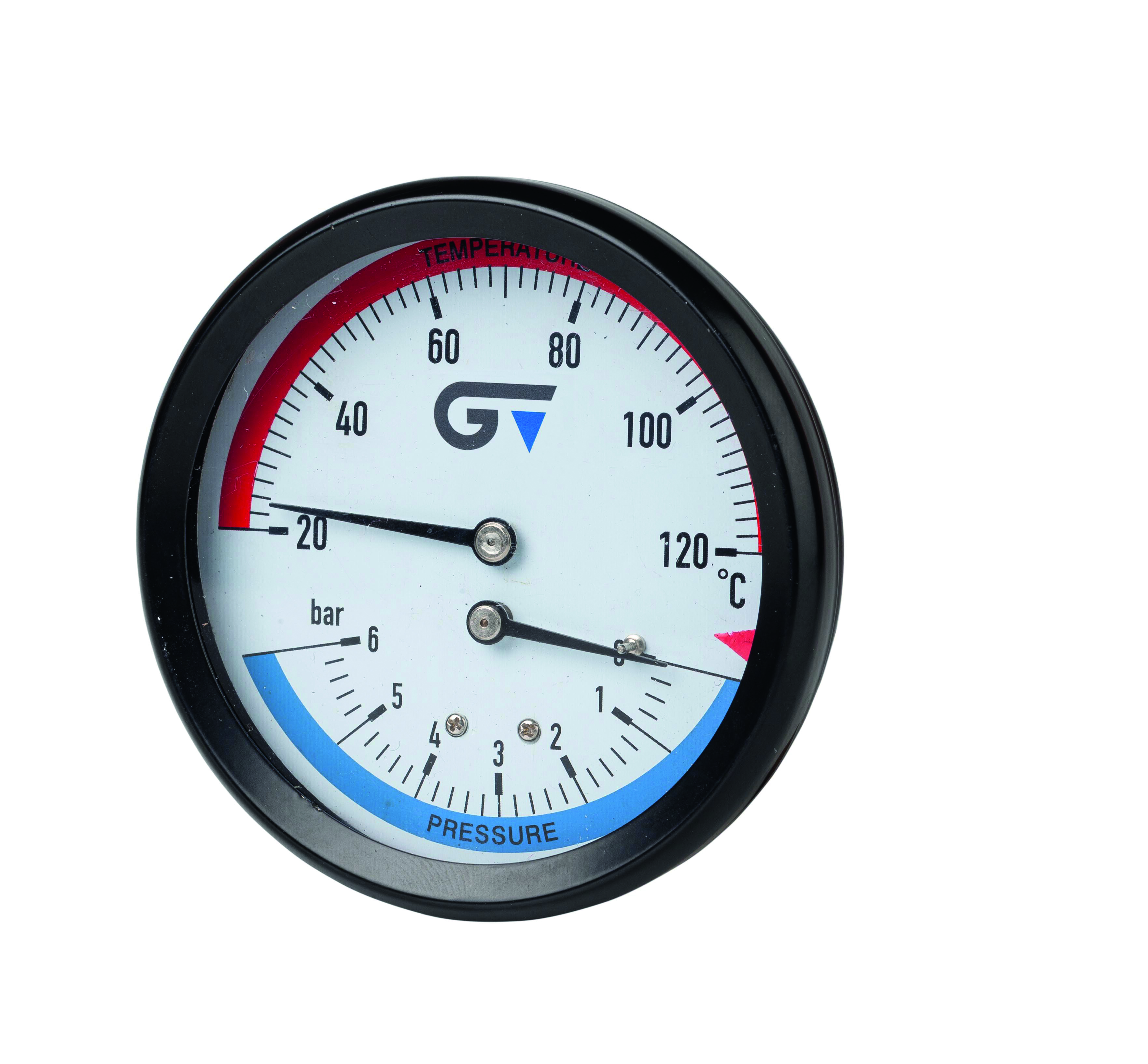 Termomanometro Ø80 Salida posterior.