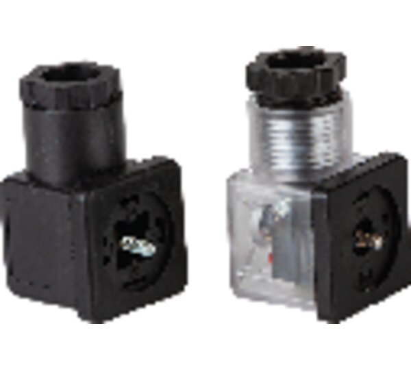 Conector tripolar 8W con señal luminosa