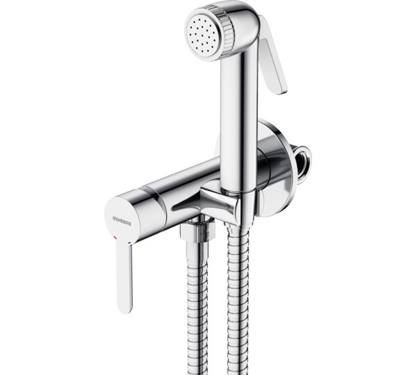 Set mezclador sanitario de ducha con soporte Cromado Oslo