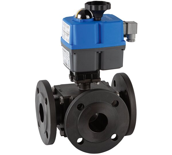 Válvula esfera 3 vías bridada "L" o "T"