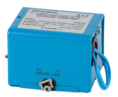 Recambio actuador para válvulas de zona-motorizadas