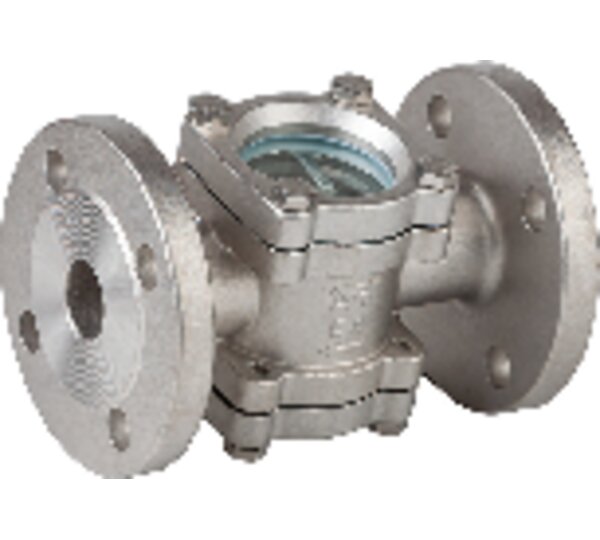 Mirillas de turbulencia doble cristal PYREX bridas DIN