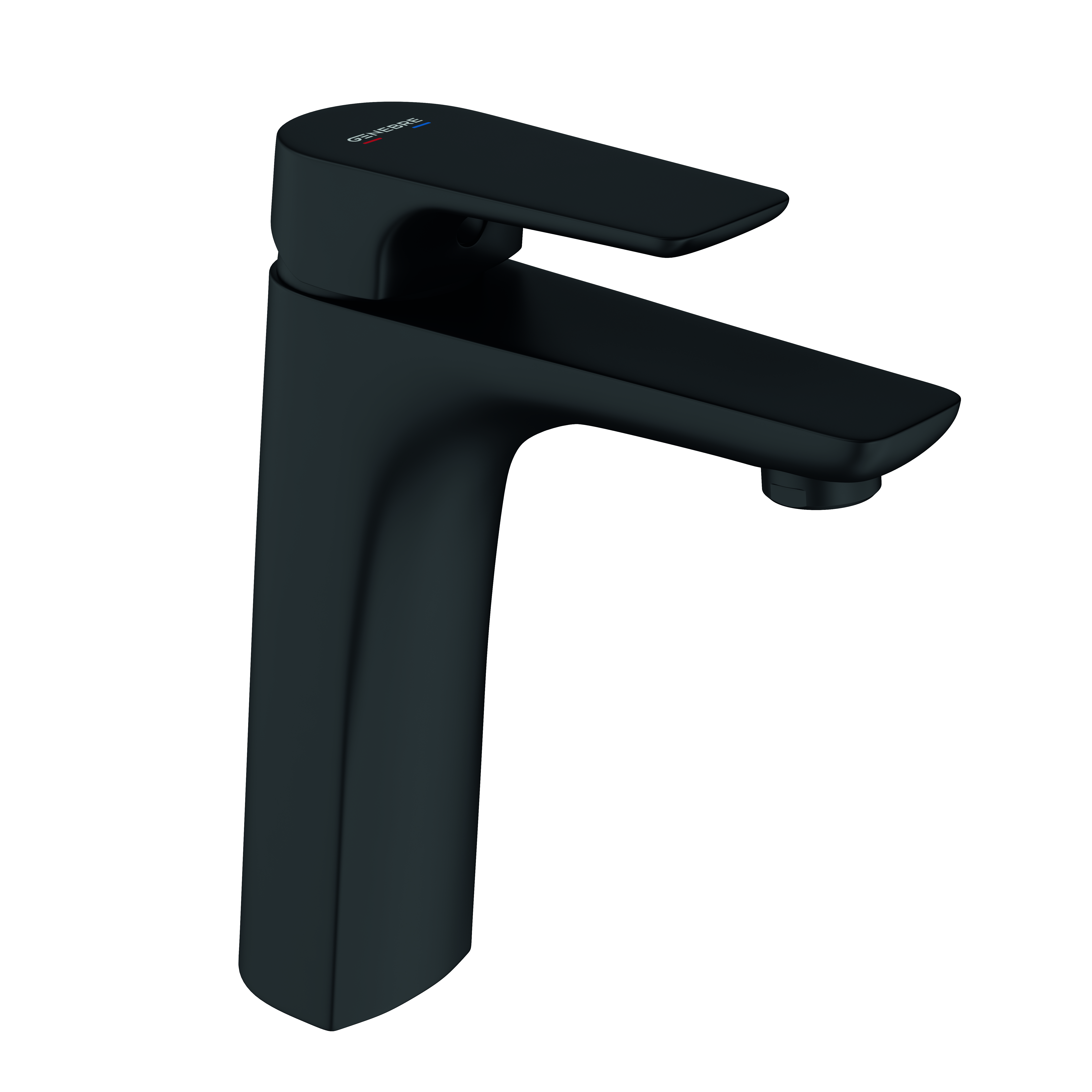 Monomando de lavabo medio alto