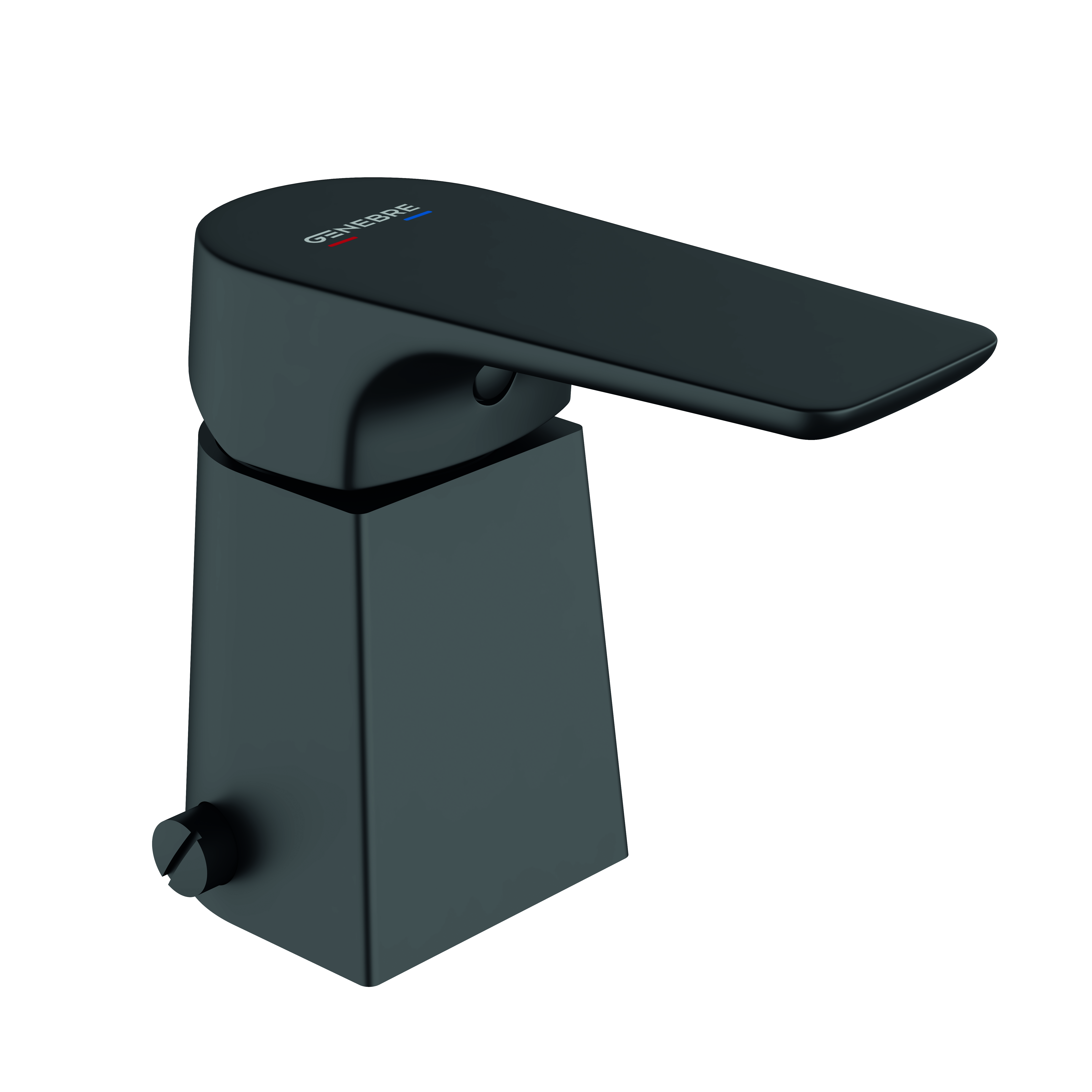 Monomando de bidé con transmisión