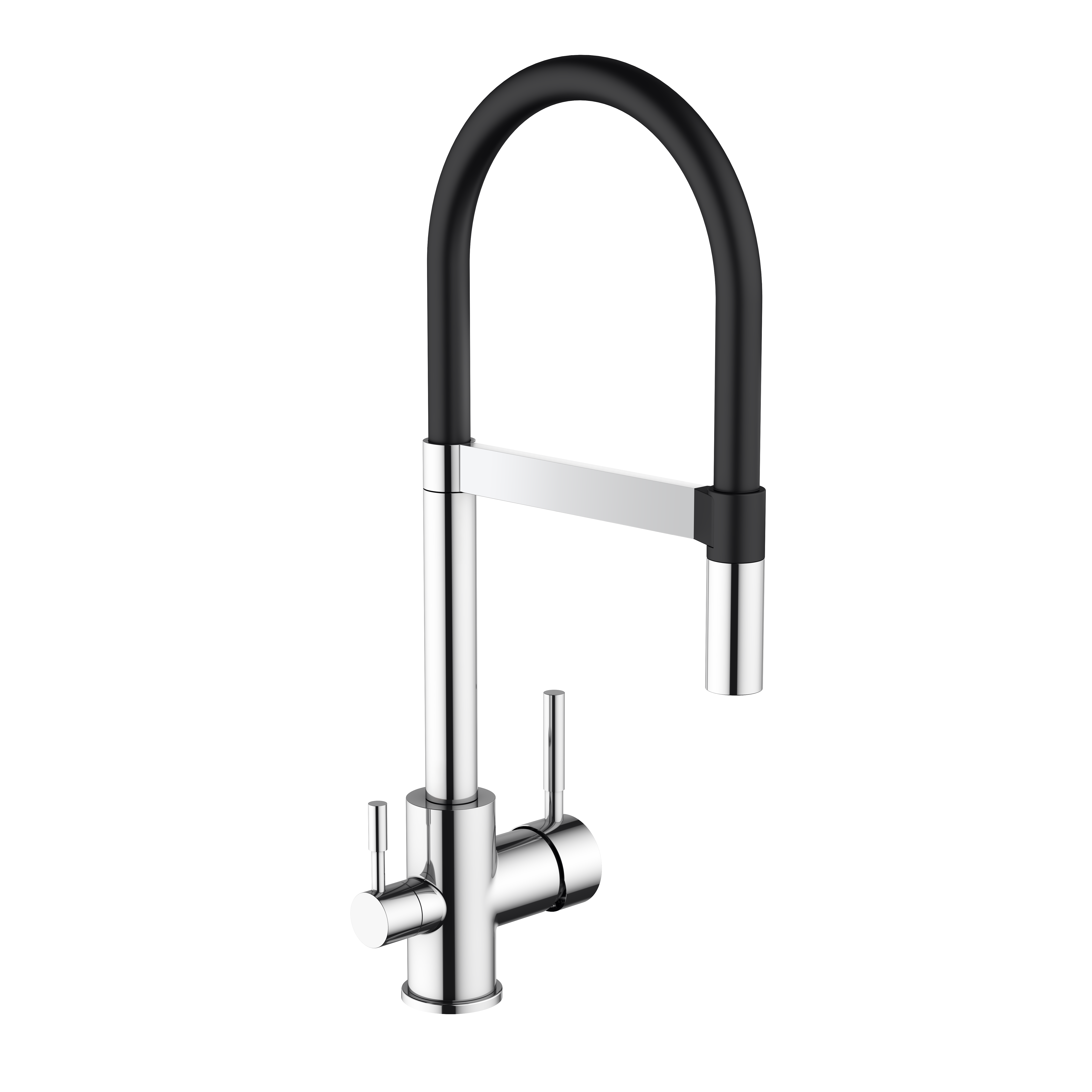 Grifo de cocina monomando 3 vias apertura en frio para equipos de tratamiento de agua