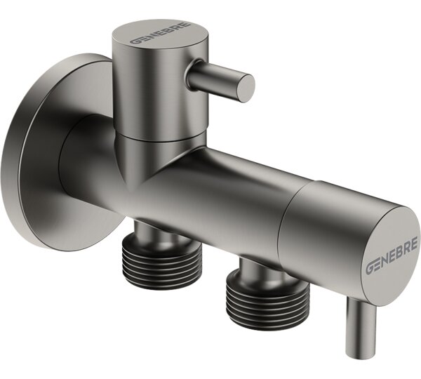 Válvula de escuadra doble 1/2" - 1/2"