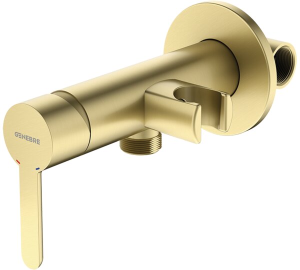 Mezclador sanitario de ducha con soporte