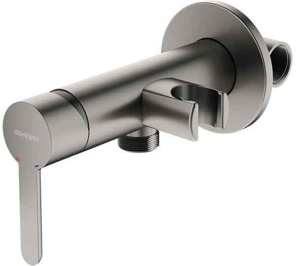 Mezclador sanitario de ducha con soporte