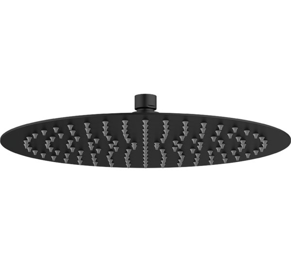 Rociador redondo 30 cm Inoxidable Negro