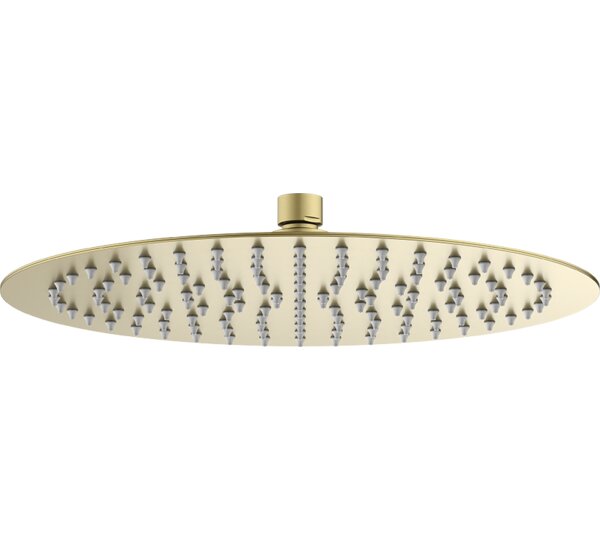 Rociador redondo 30 cm Inoxidable Oro Cepillado