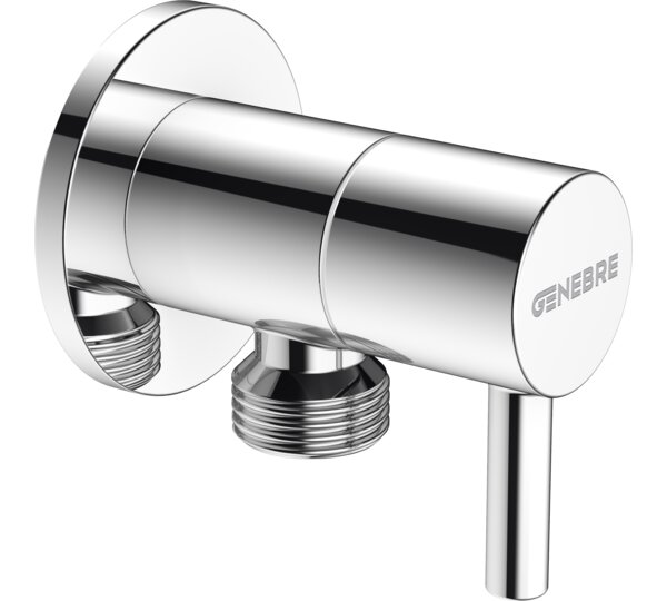 Válvula de escuadra 1/2" x 1/2" Cromado