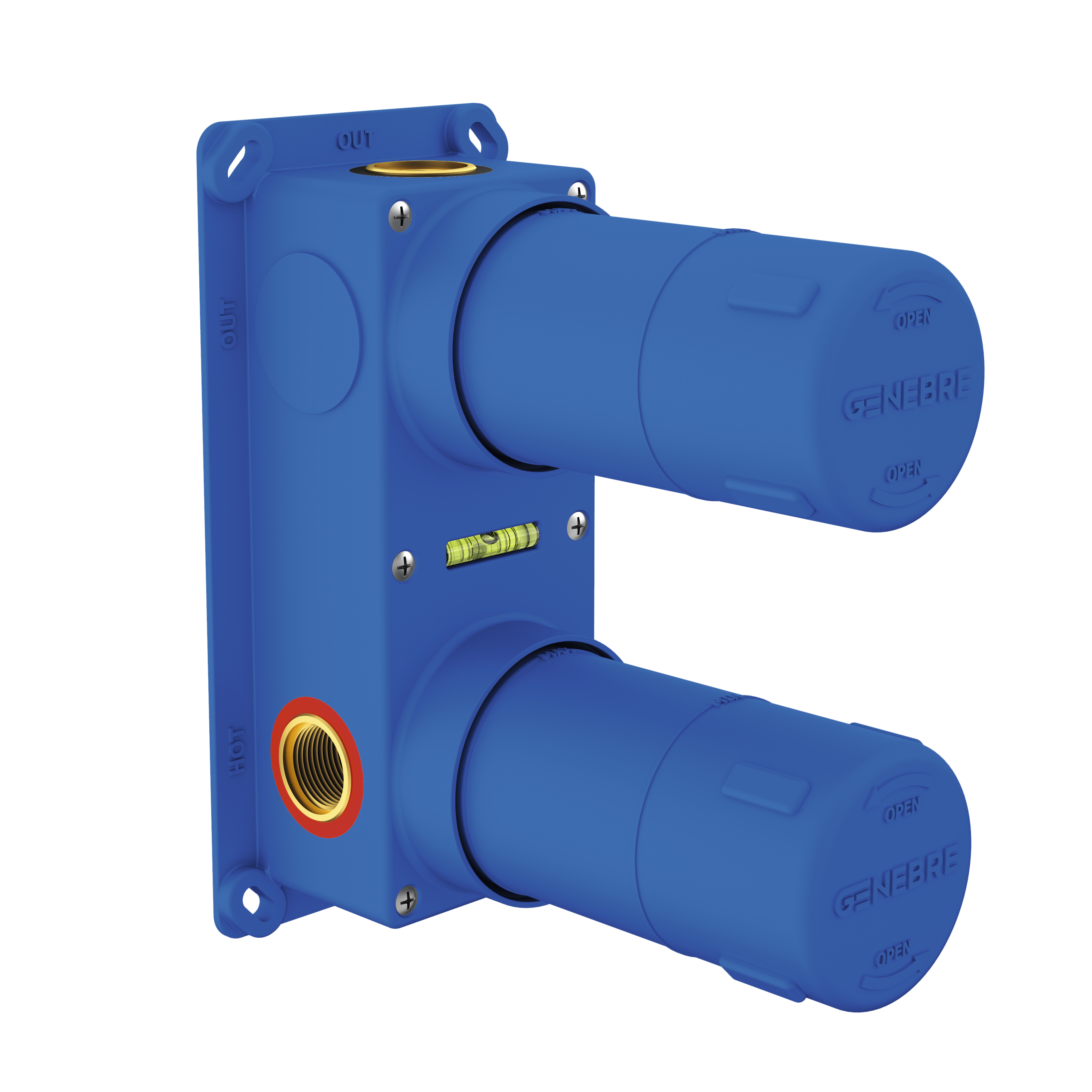 Monomando empotrado 2 vías GEBOX