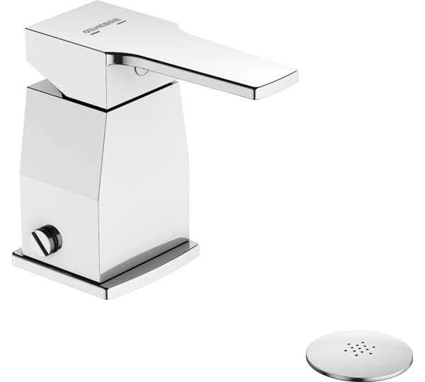 Monomando de bidé con transmisión Cromado Kenjo