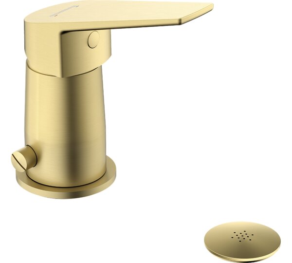 Monomando de bidé con transmisión