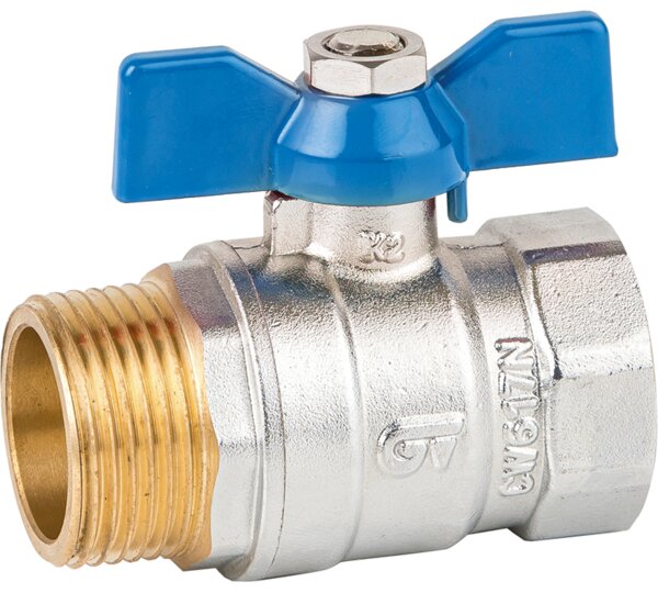 Válvula de esfera serie ligera (palomilla azul)