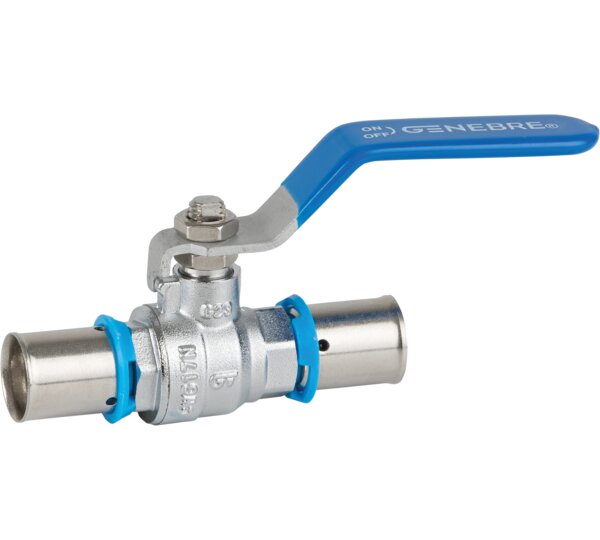 Válvula tuberia PEX y Multicapa con casquillos de prensar