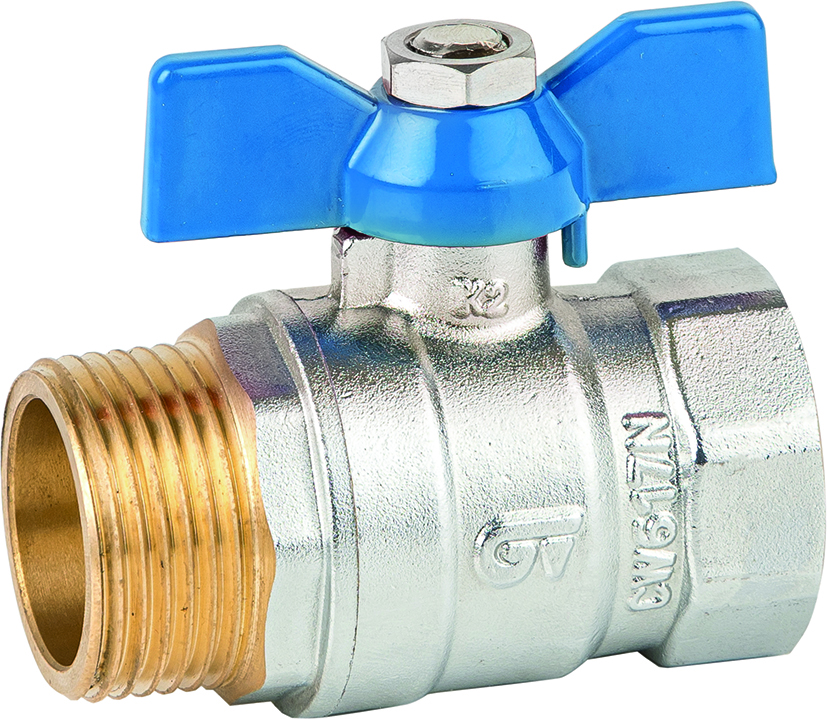 Válvula de esfera serie ligera (palomilla azul)
