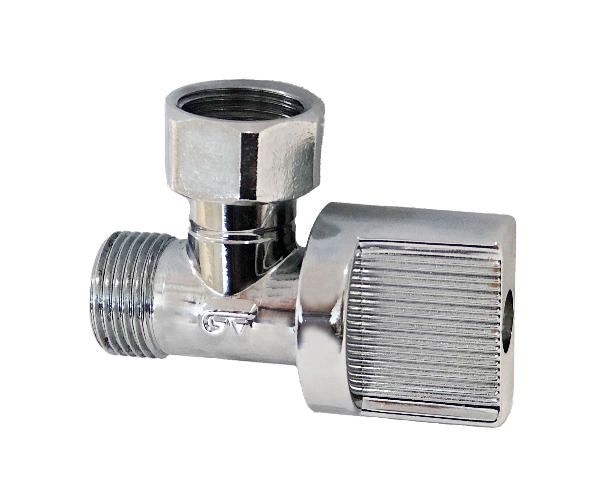 Válvula de escuadra con tuerca loca