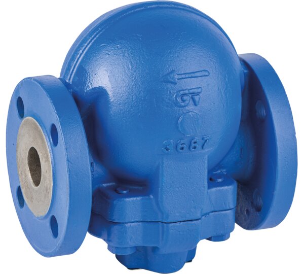 Purgador de boya cerrada para vapor.