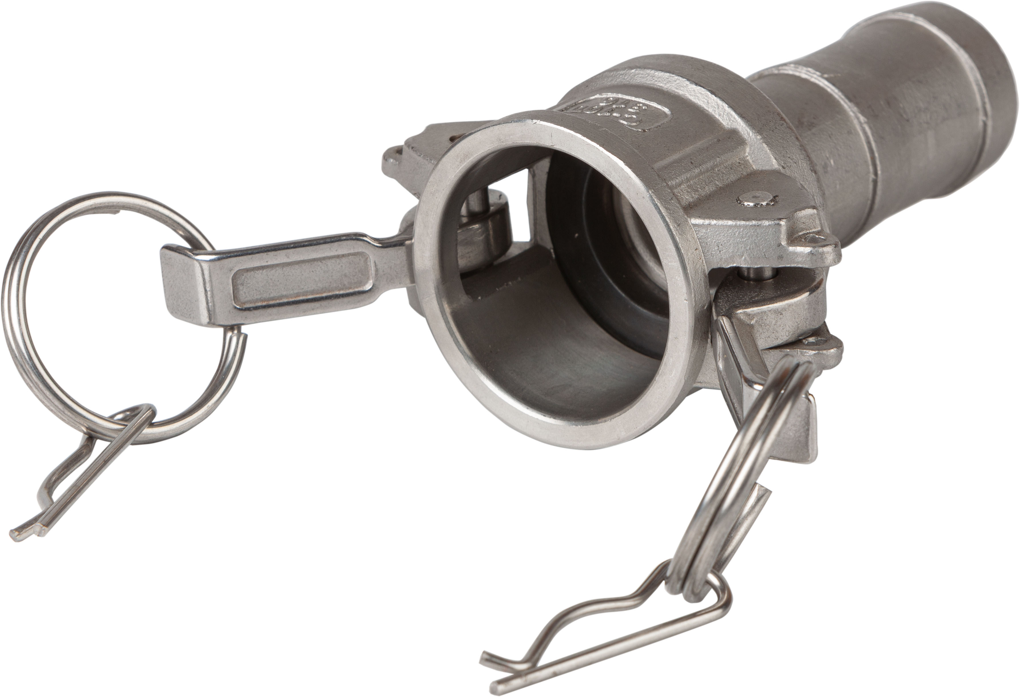 Racor Tipo C: Camlock Hembra – Espiga manguera