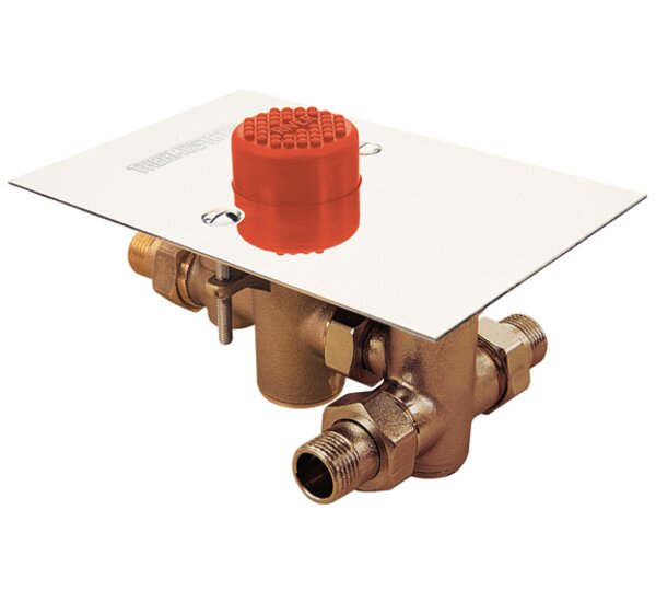 Pulsador de pie mezclador termostático