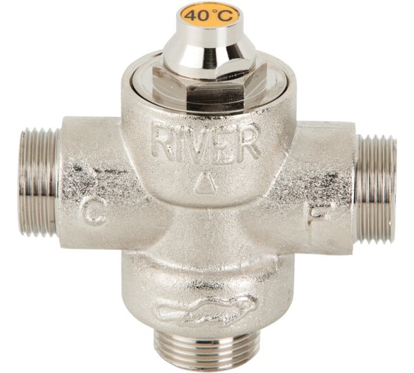 Válvula desviadora termostática